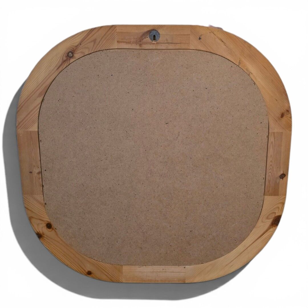 Miroir Vintage IKEA – Modèle Rare en Pin – Circa 1970