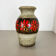 Pottery fat lava multi-color floor vase made by Scheurich, 1970s