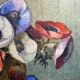 Nature morte aux anémones, signée début XX siècle