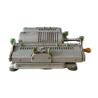 Old Schubert mechanical calculator