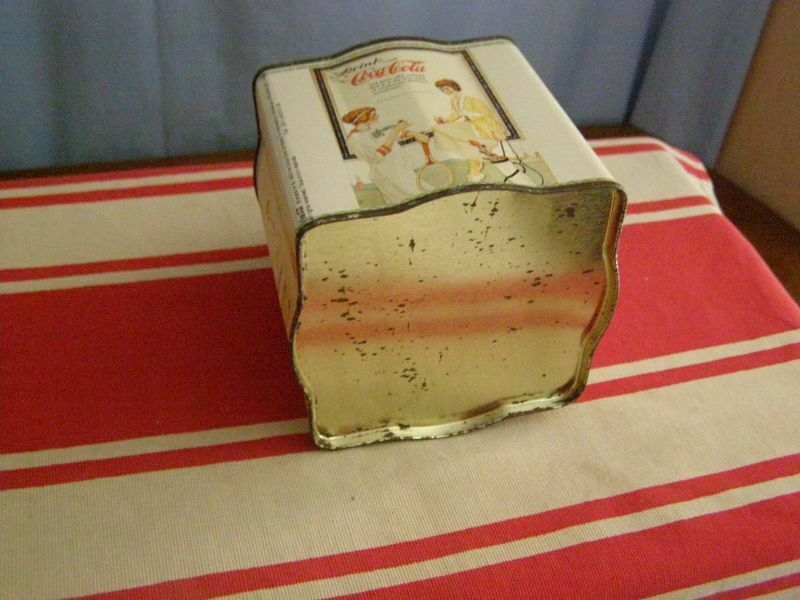 Old metal advertising box "Coca Cola"