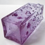 Vintage bubble glass vase 1970