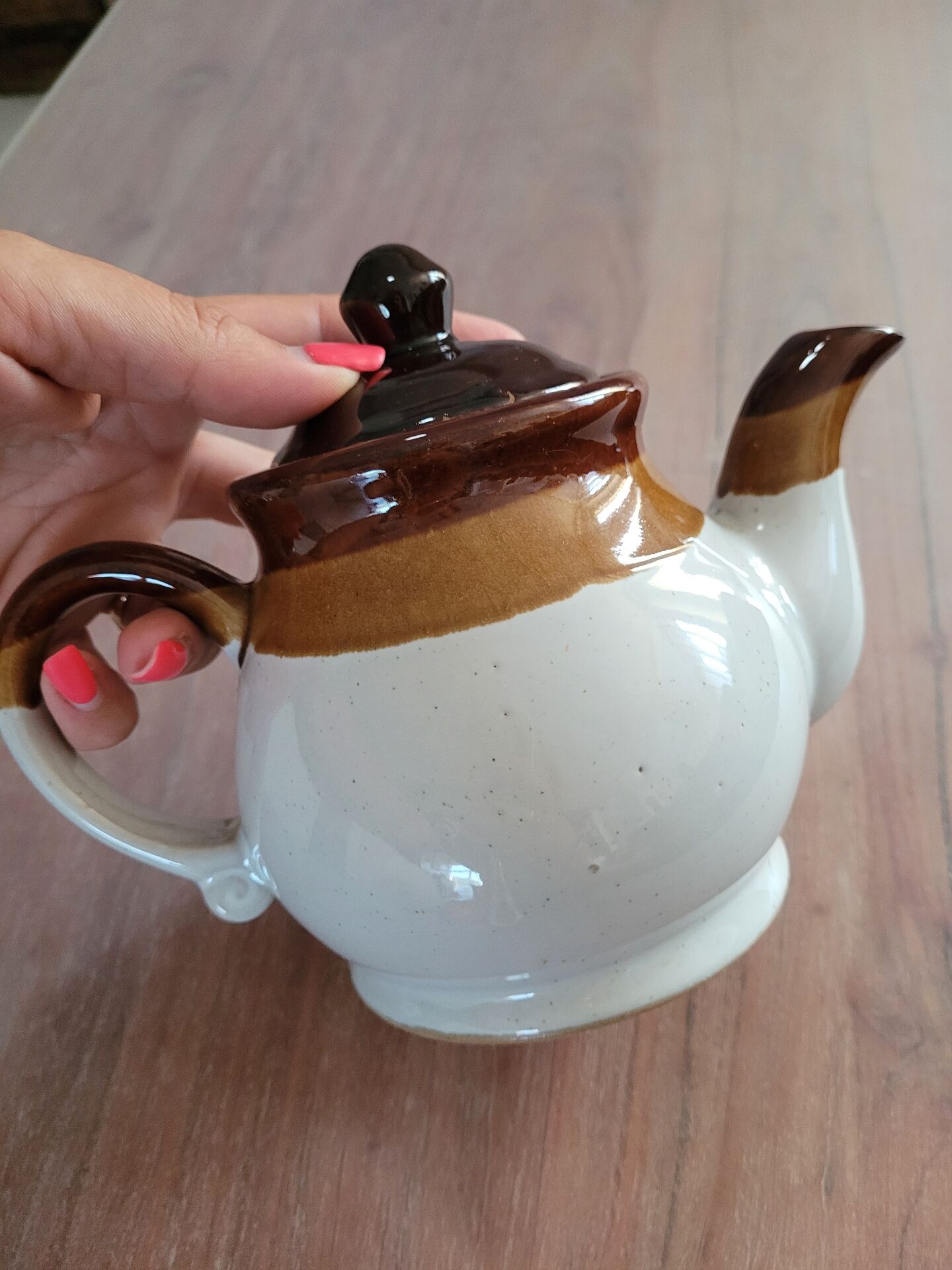 stoneware teapot