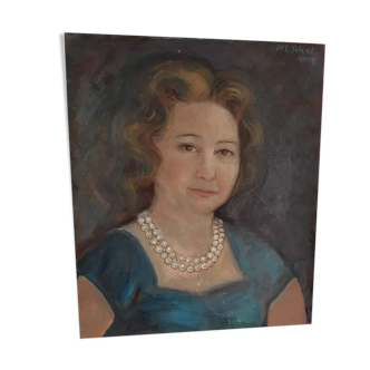 Oil portrait "Madame Pilar".