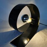 Steel looping lamp, Massive, Belgium, 1990.