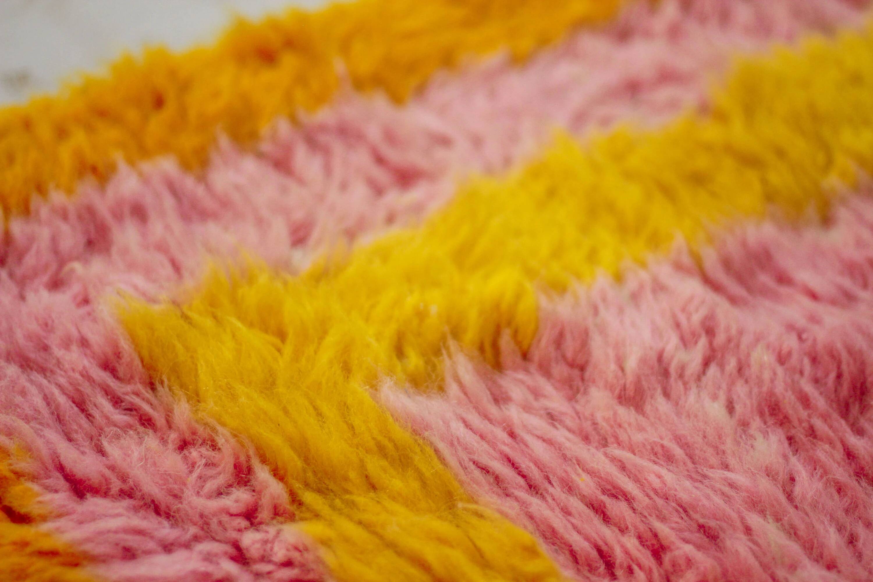 Handmade wool Berber rug 3 x 2 m