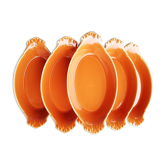 Lot de 6 plats à oreilles