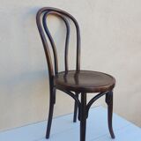 3 Fischel curved wood bistro chairs