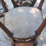 4 chaises médaillon style louis XVl