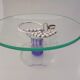 Montana glass footed bowl.Postmodern design