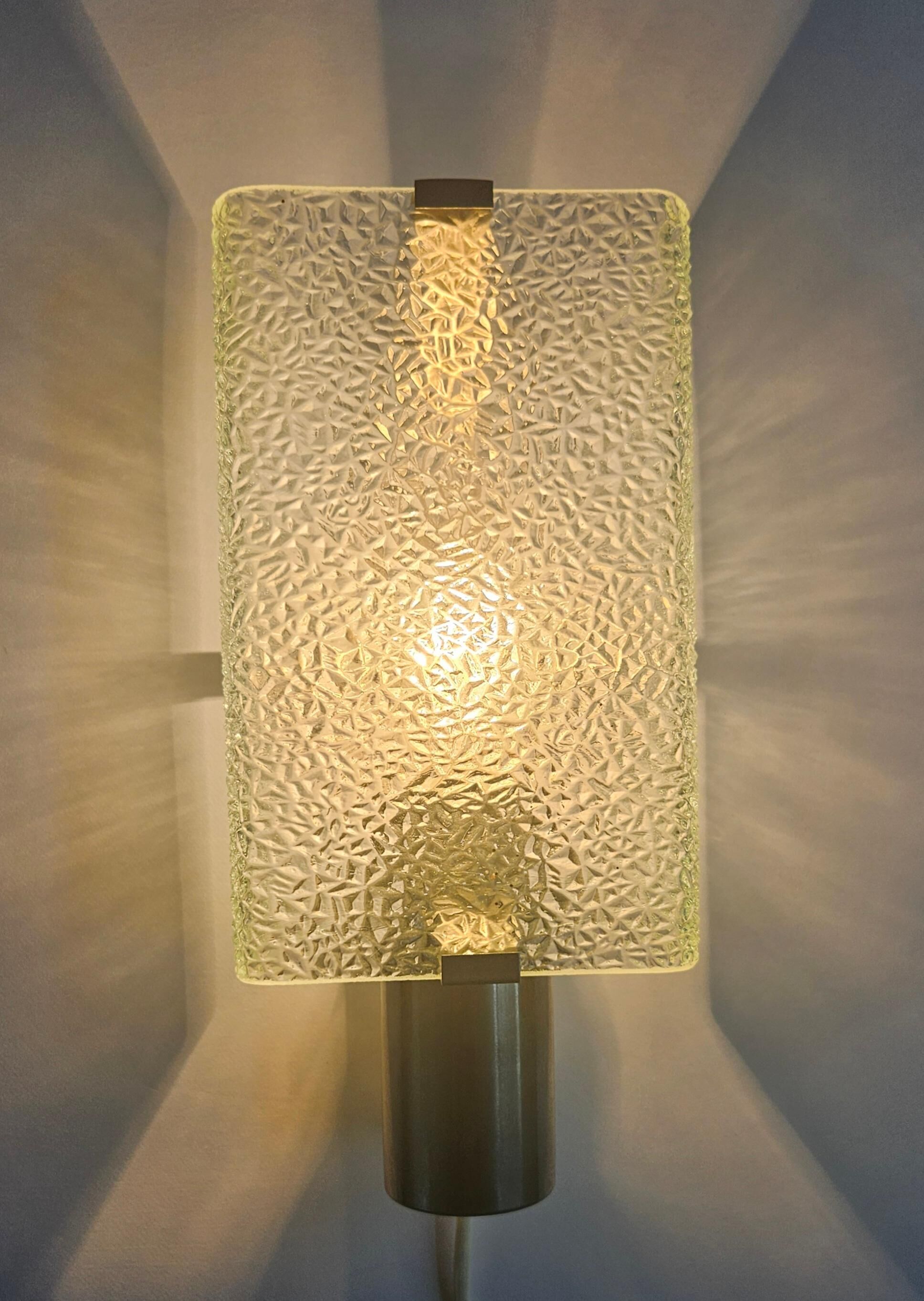 Rare Mid-Century Wall Lamp in the Style of Kalmar, Germany, 1970s