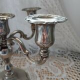 5-headed metal candlestick