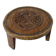 Solid wood monoxyle piece, hand-carved, ethnic bohemian wabi-sabi decor.