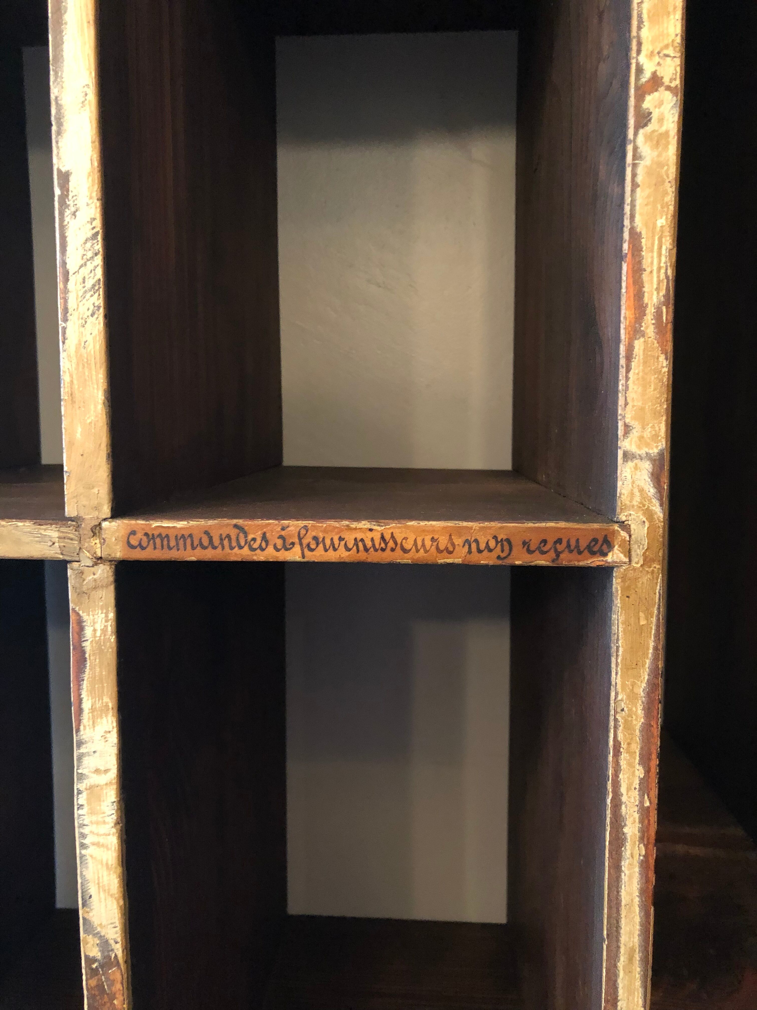 Antique locker cabinet