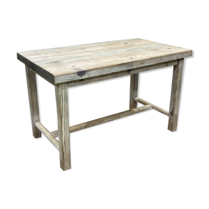 table bistrot en sapin