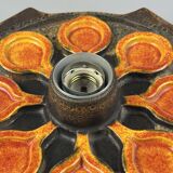 1960s/1970s Ceramic Wall Sconce, Mid-Century Space Age Design