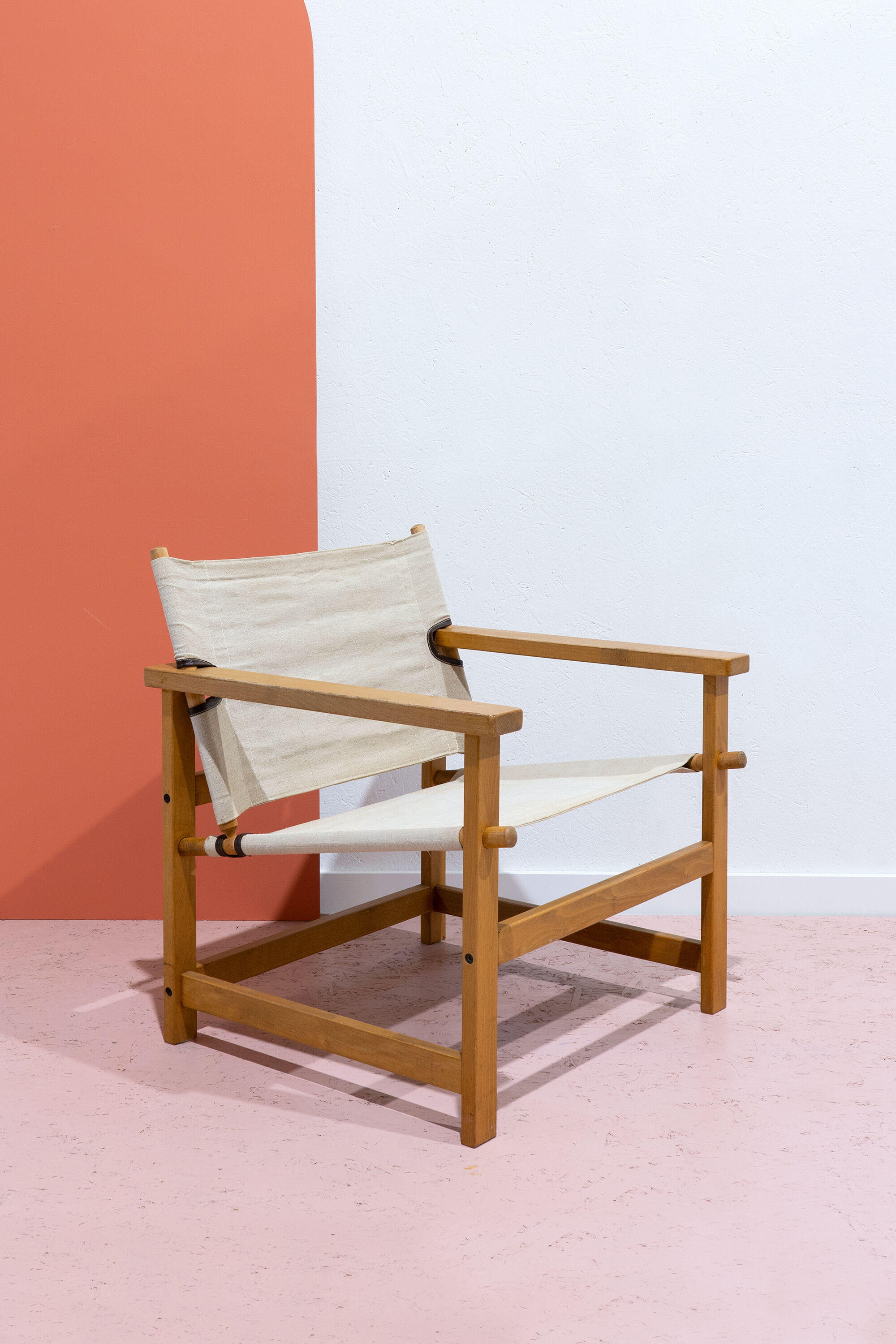 Danish safari chair by Hyllinge Møbler