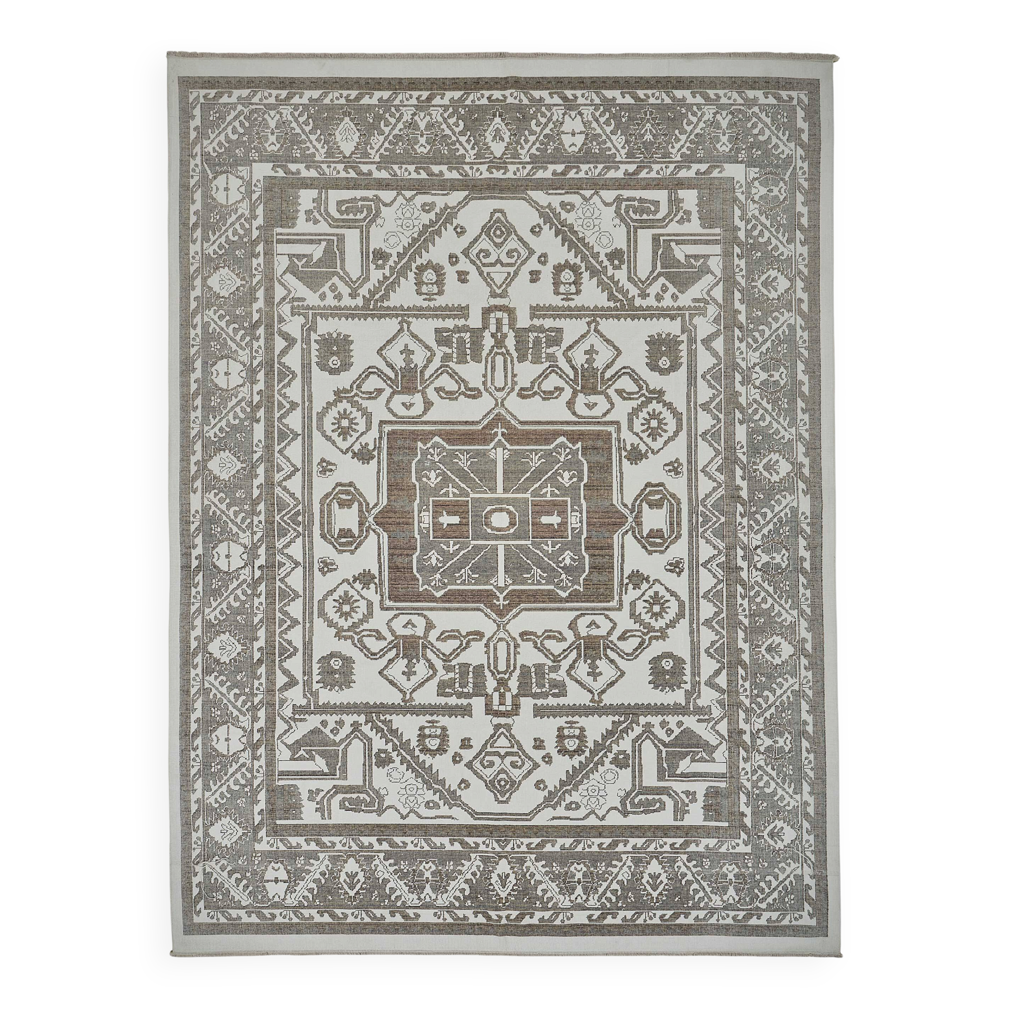 Turkish Handcrafted Loom Oushak Rug 268 cm x 359 cm