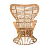 Fauteuil en osier
