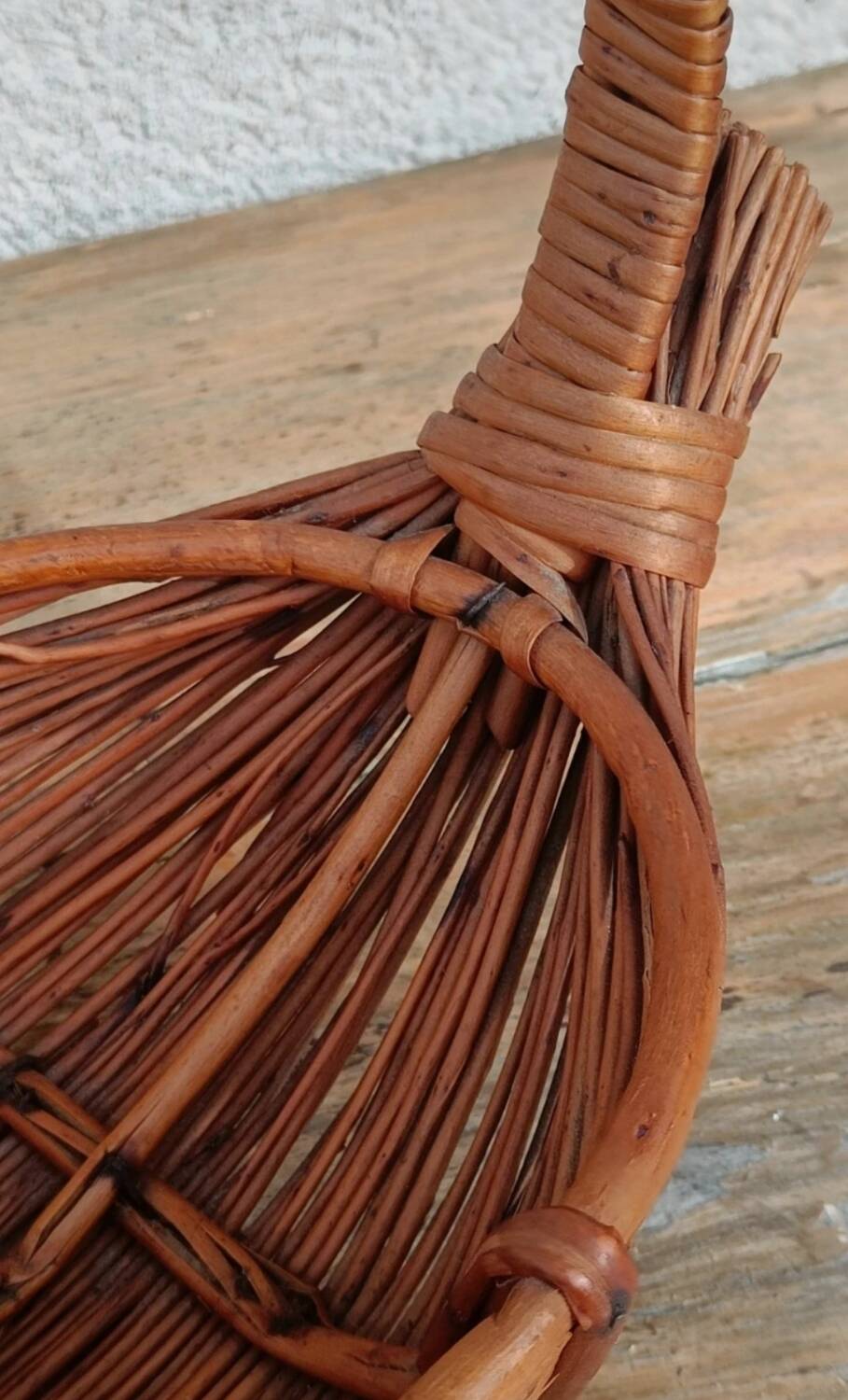 Antique wicker basket