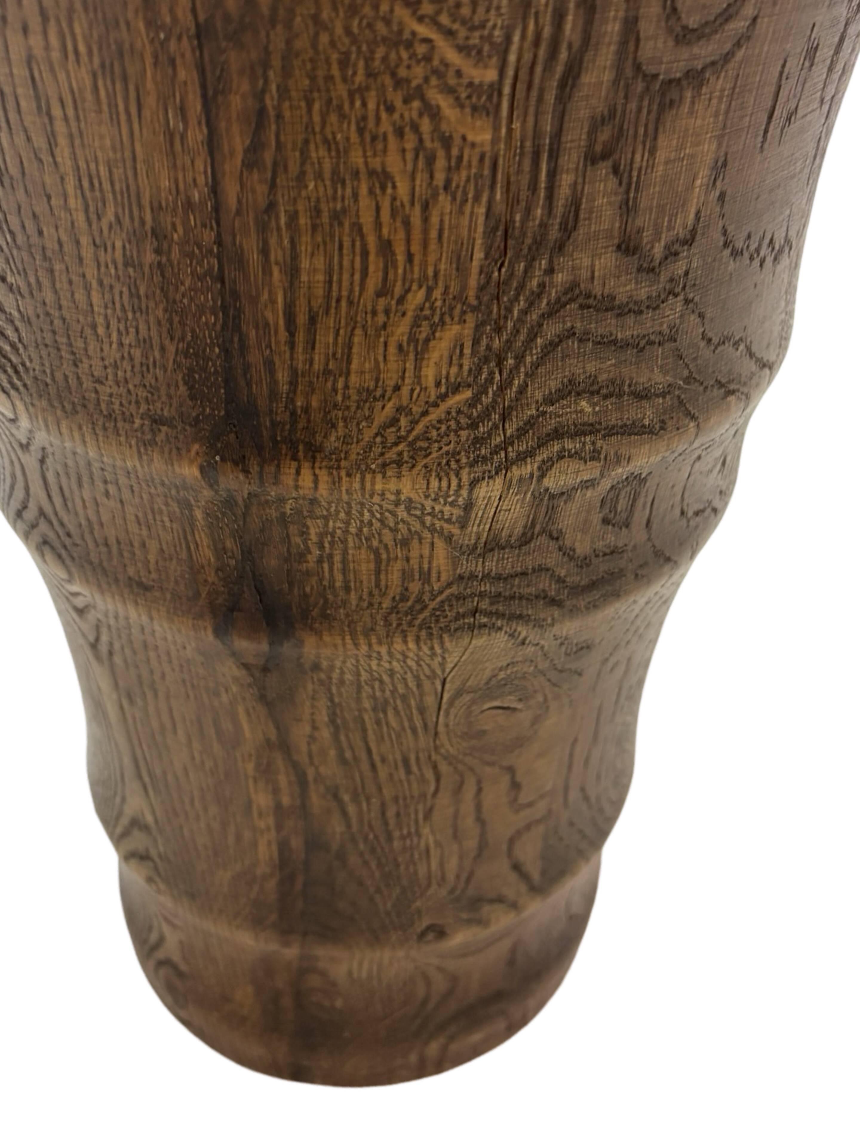 Vintage umbrella holder wooden basket storage 1960 minimalist design