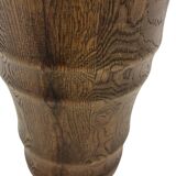 Vintage umbrella holder wooden basket storage 1960 minimalist design