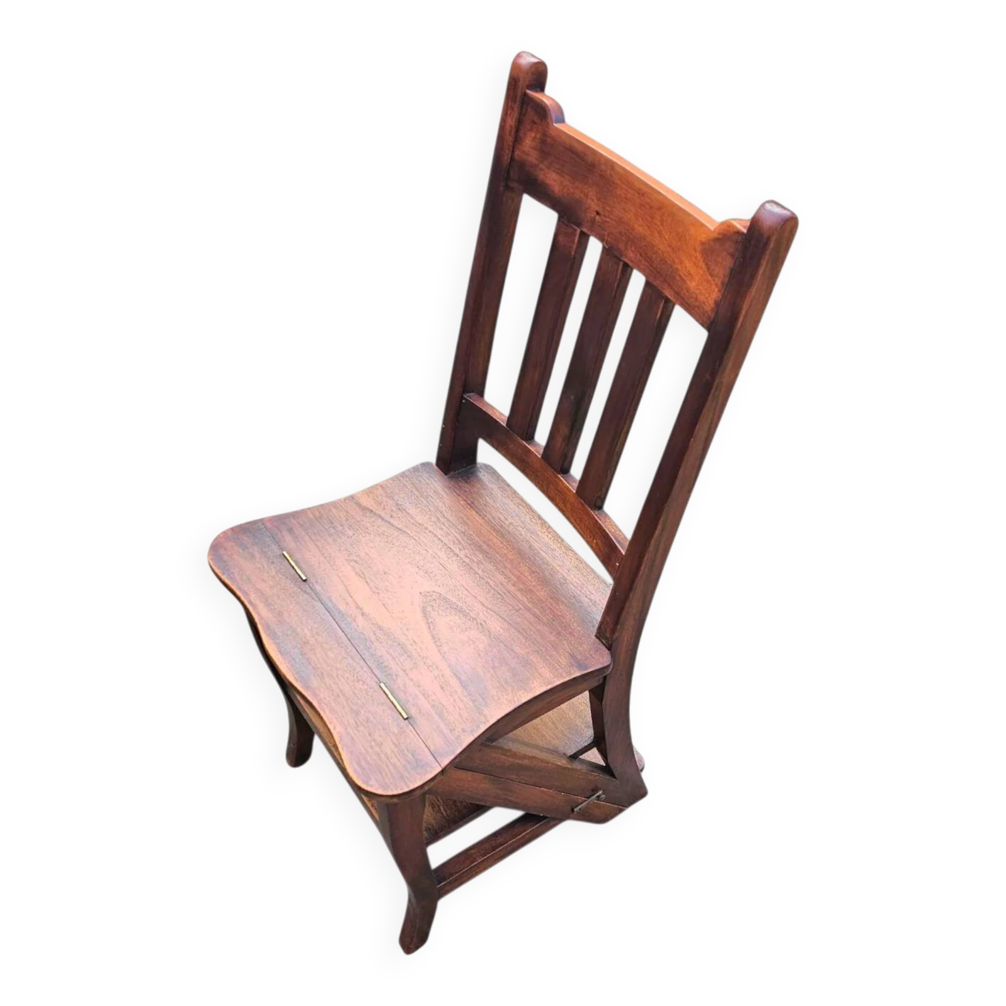 Franklin ladder chair / library chair / 4-step ladder chair / folding step stool chair