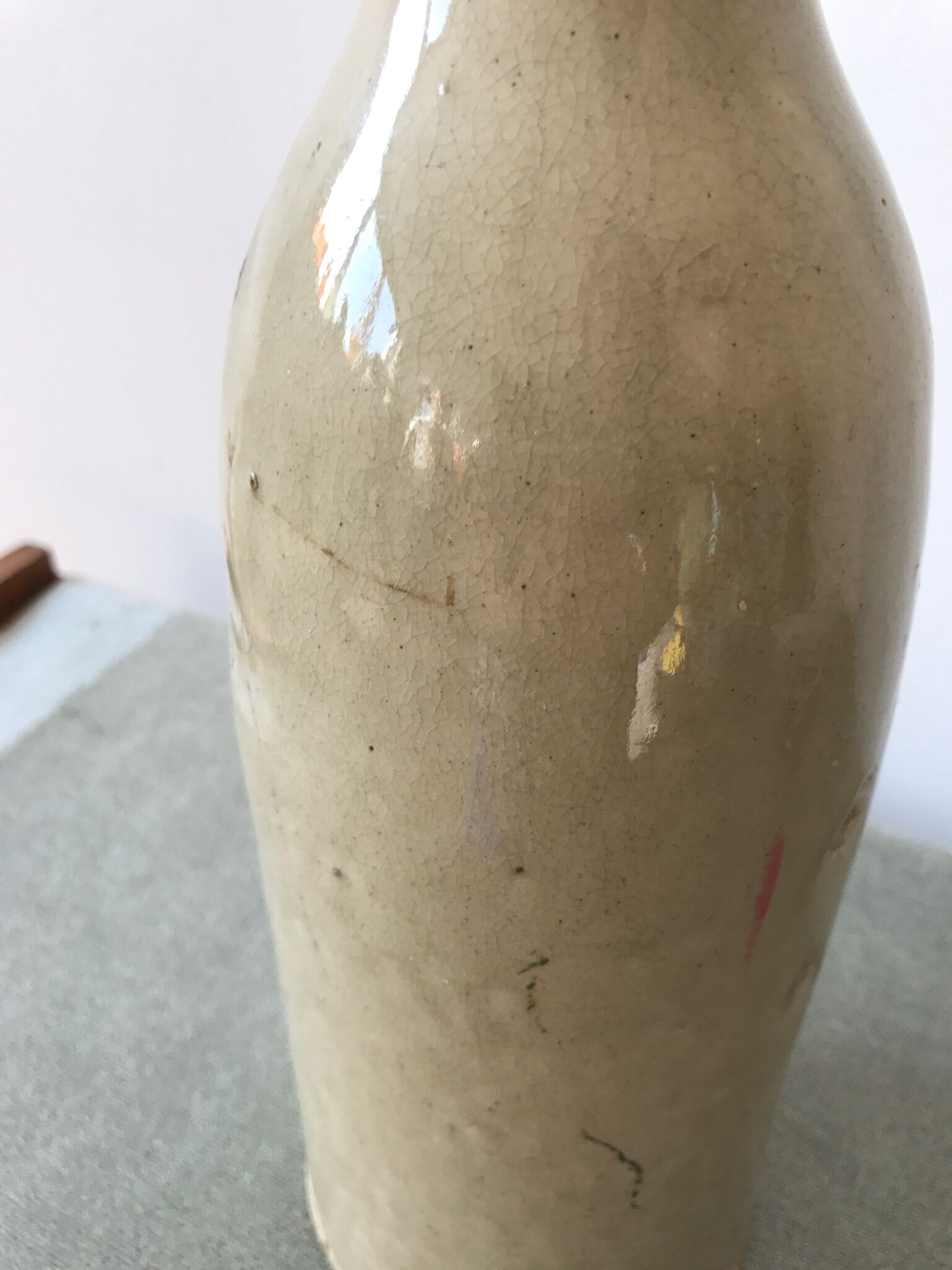 Bouteille en grès de la fin XIXème