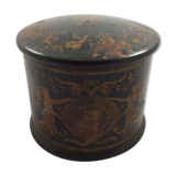 Napoleon III boiled cardboard round box