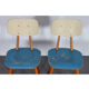 Suite de 4 chaises vintage éditées par Ton, 1960