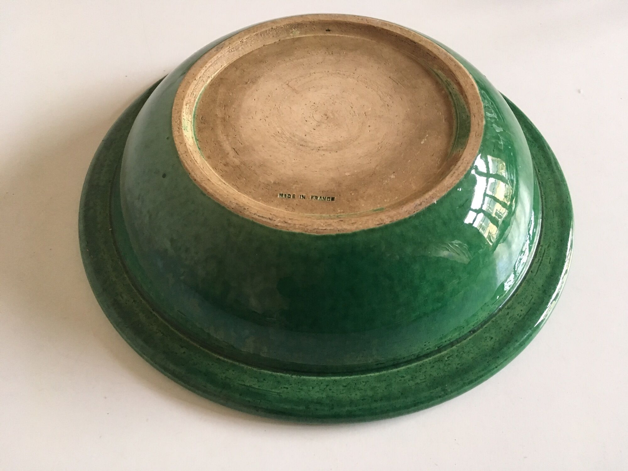 Dish glazed terracotta 50 Vallauris