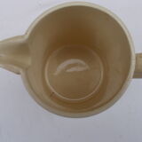 Pitcher in art deco earthenware Sarreguemines
