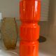 Lampe Fitz en verre orange Habitat vintage