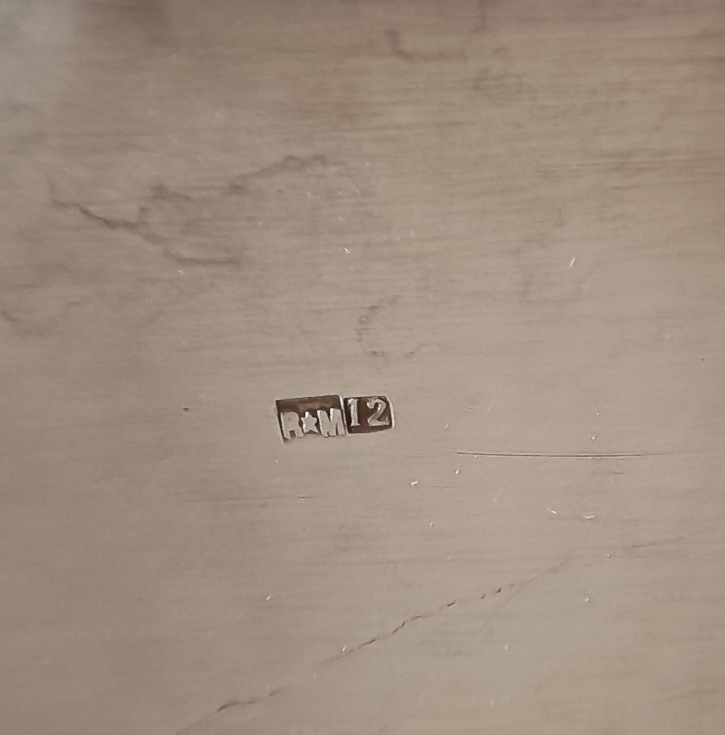 Silver metal basket signed Roux Marquiand