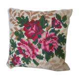 Flower cushion in tapestry