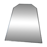 Rare Grand Mirror Vintage 1950 ✨ – Bevelled Edges – 105x69 cm