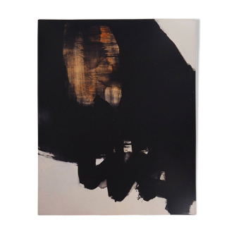 Pierre soulages : peinture 1er juin 1964 - affiche originale signée