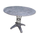 Round metal table