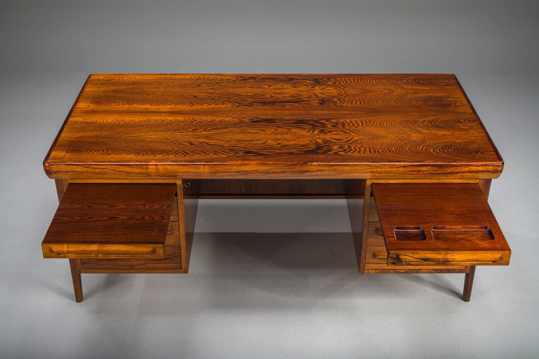 Danish modern executive desk by Ib Kofod Larsen for Faarup Møbelfabrik, 1960
