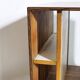 Mid-Century Solid Cherry Document LP Vinyl Cabinet, Unique Piece, 1960s