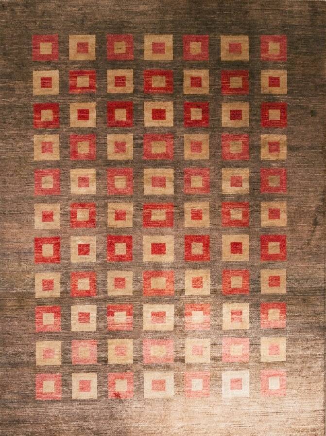Ziegler Oriental Rug Art Deco: 3.12 X 2.40 Metres - Handmade Wool