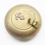 Anchor brass ashtray