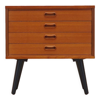 Teak chest of drawers, Danish design, 1970s, production: Denmark