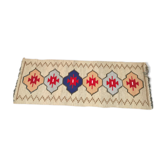 Double-sided handmade wool carpet