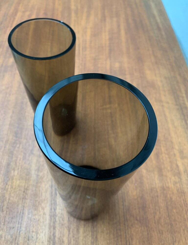 Vintage German Glass Vases Fortuna Line by Rosenthal, Set of 2