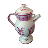 Pharmacy pot or chevrette in earthenware from Clamecy