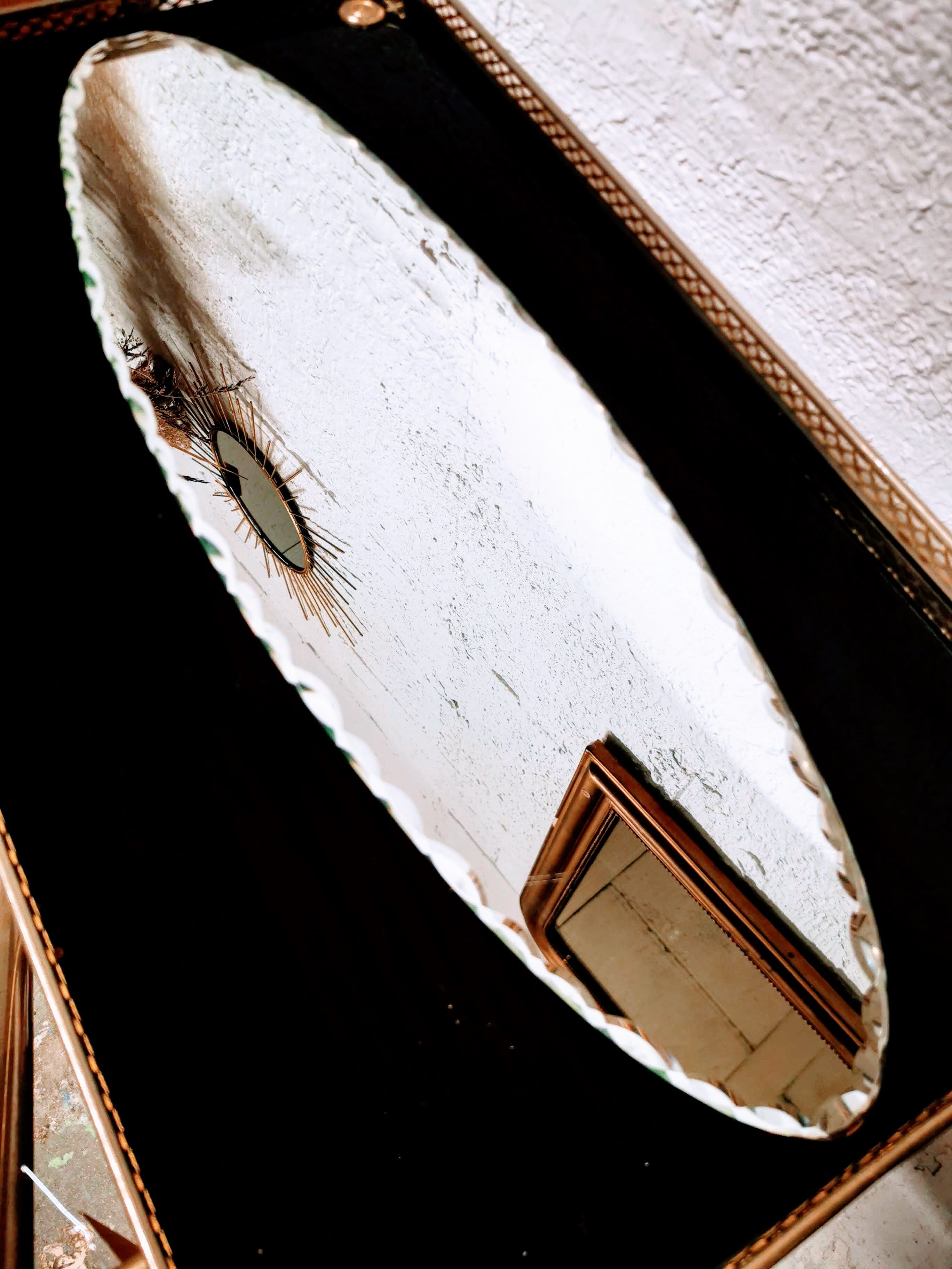 Bevelled mirror to lay - 60x18cm