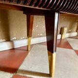 Midcentury Modern Big Mahogany Sideboard,  Osvaldo Borsani style , Italy 1950 's