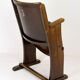 Vintage Cinema Chair TON (Thonet), 1940s Czech, Wooden Theatre Seat