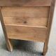 18th-century stripped chest in solid walnut
